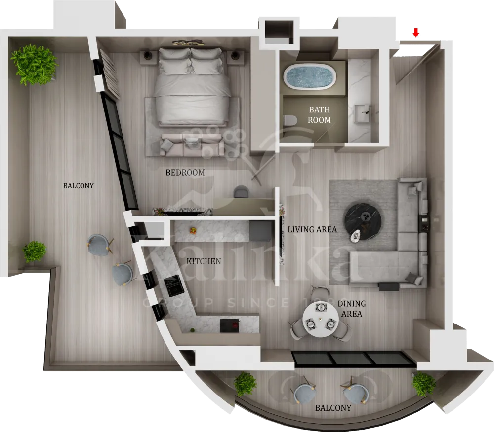 Apartament 98 m² — Dubaj, Zjednoczone Emiraty Arabskie