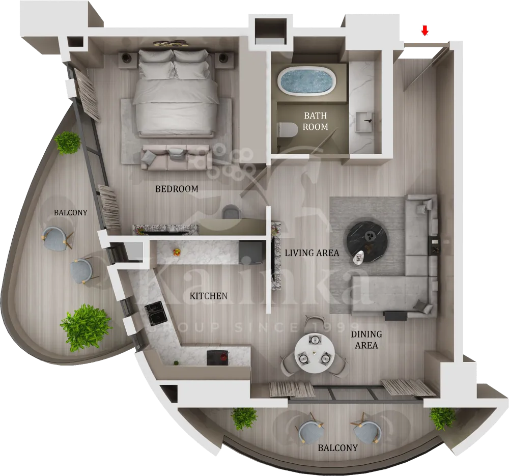 Serviced apartment 86 m² — Dubai, United Arab Emirates
