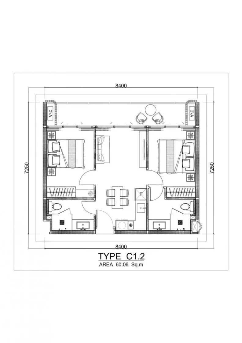 Apartment 114 m² — Thailand