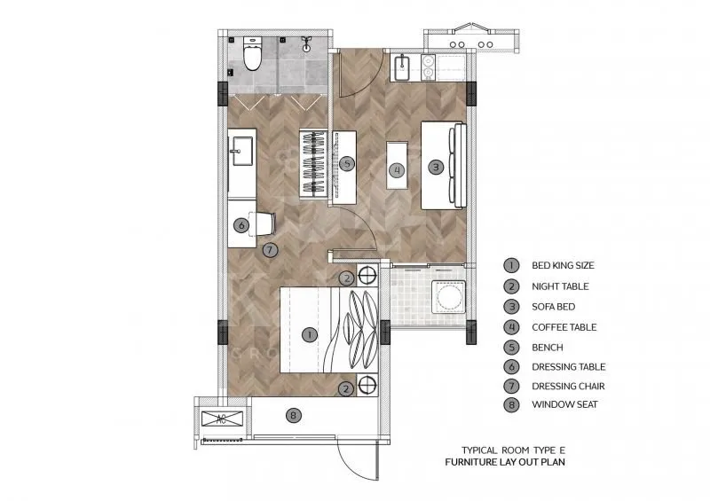 Apartment 38 m² — Thailand