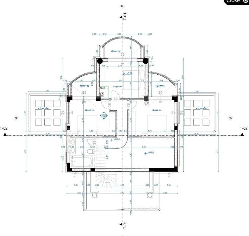 Вилла 250 м² — Греция