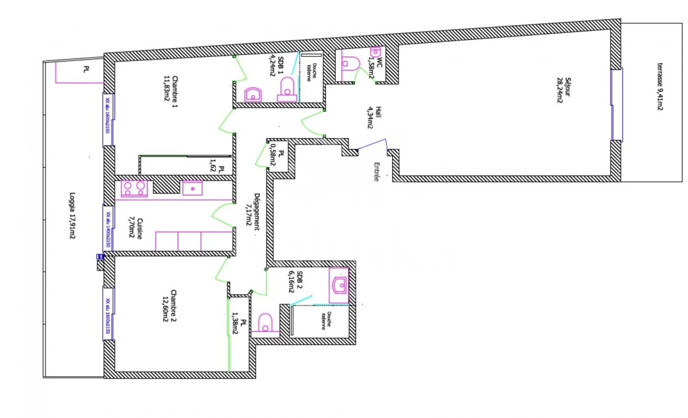 Apartment 112 m² — France