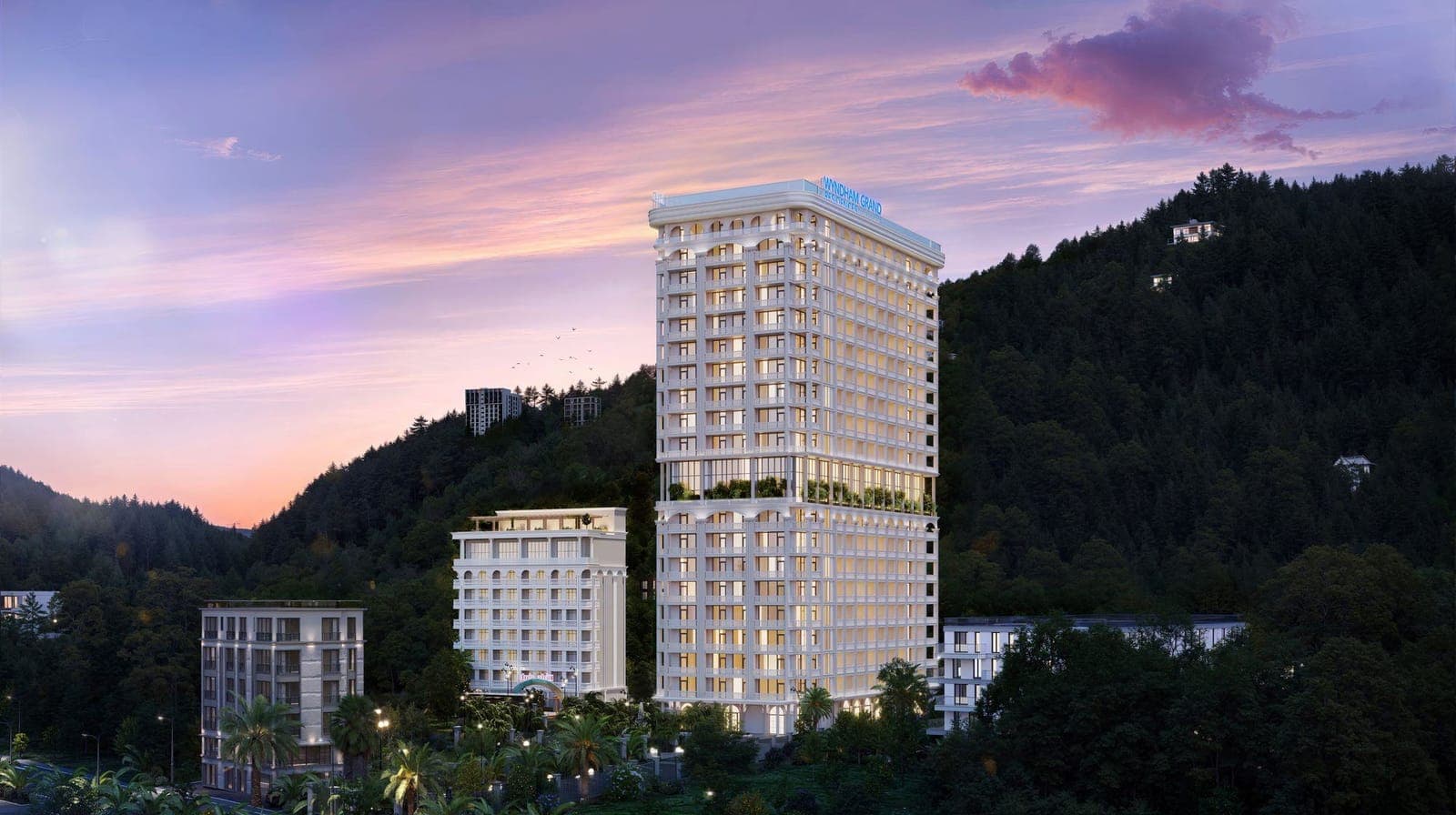 5-star Wyndham Grand hotel in Batumi