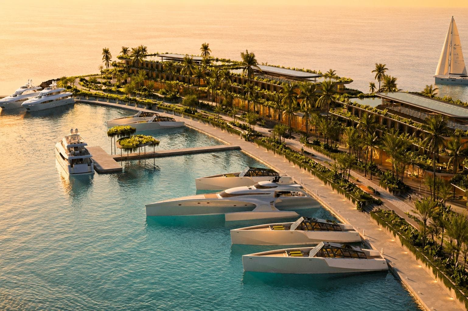 Large-scale resort project in the Maldives